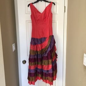 Vintage 1940s Flamenco Dress